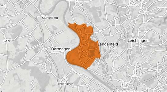 Mietspiegelkarte Monheim am Rhein